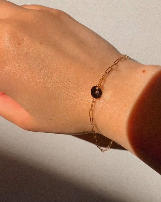 Bold Zodiac Coin Bracelet