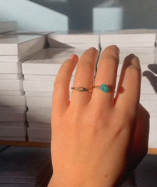Turquoise Stacker Ring