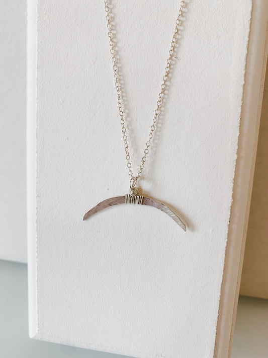 Double Horn Necklace
