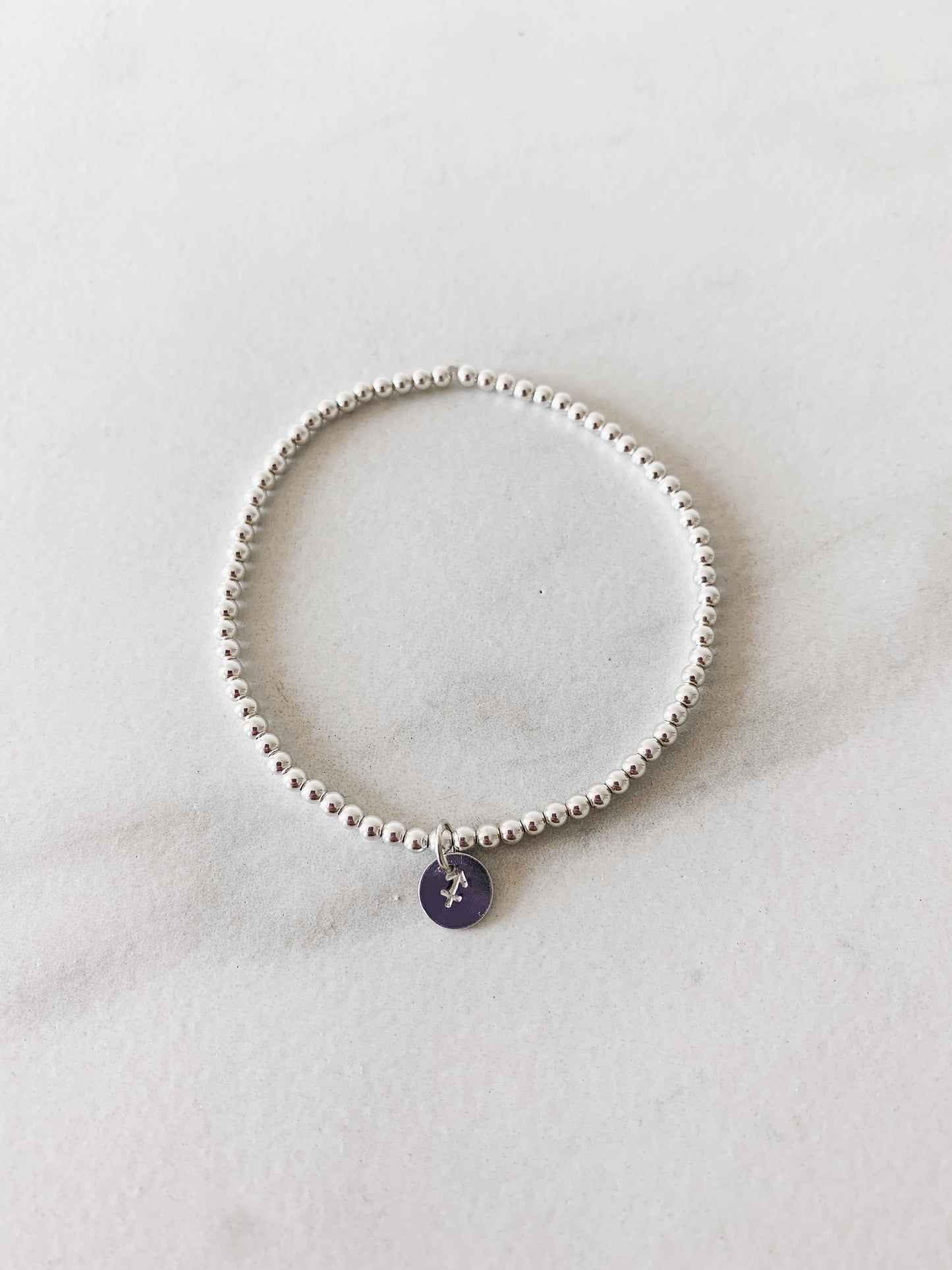 Beaded Zodiac Coin Bracelet