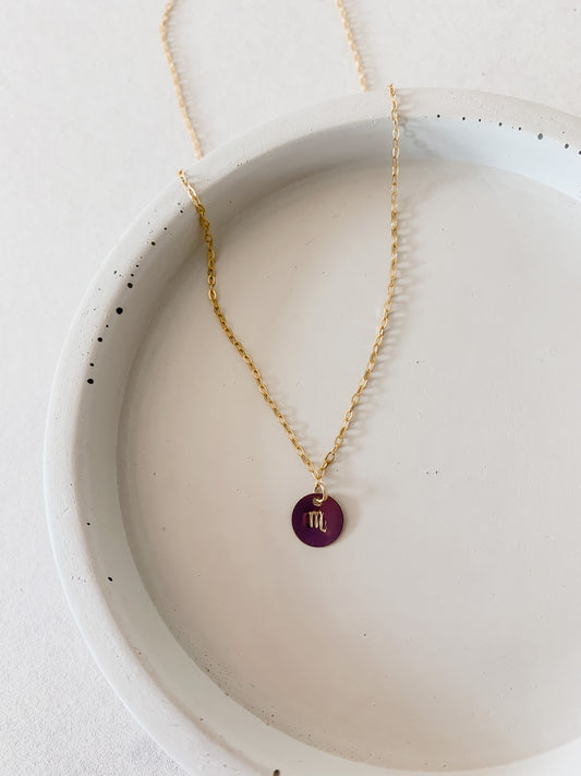 Zodiac Coin Necklace