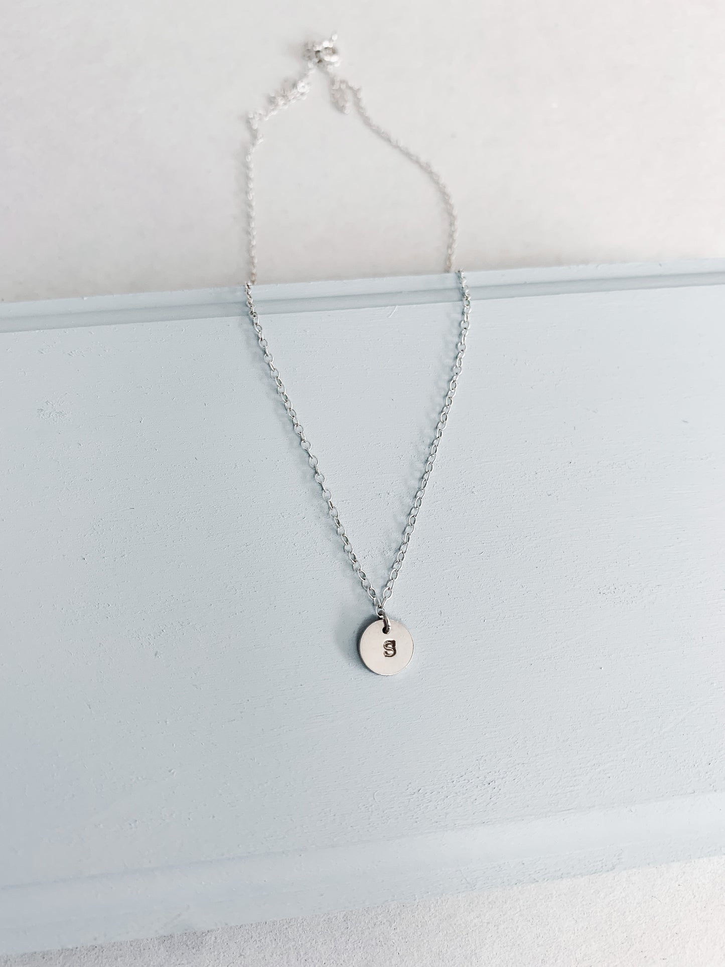 Initial Coin Necklace