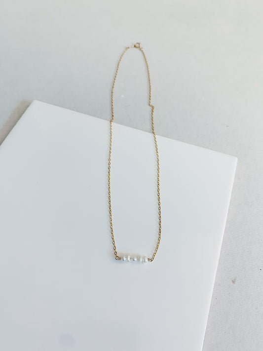 Freshwater Pearl Stack Necklace