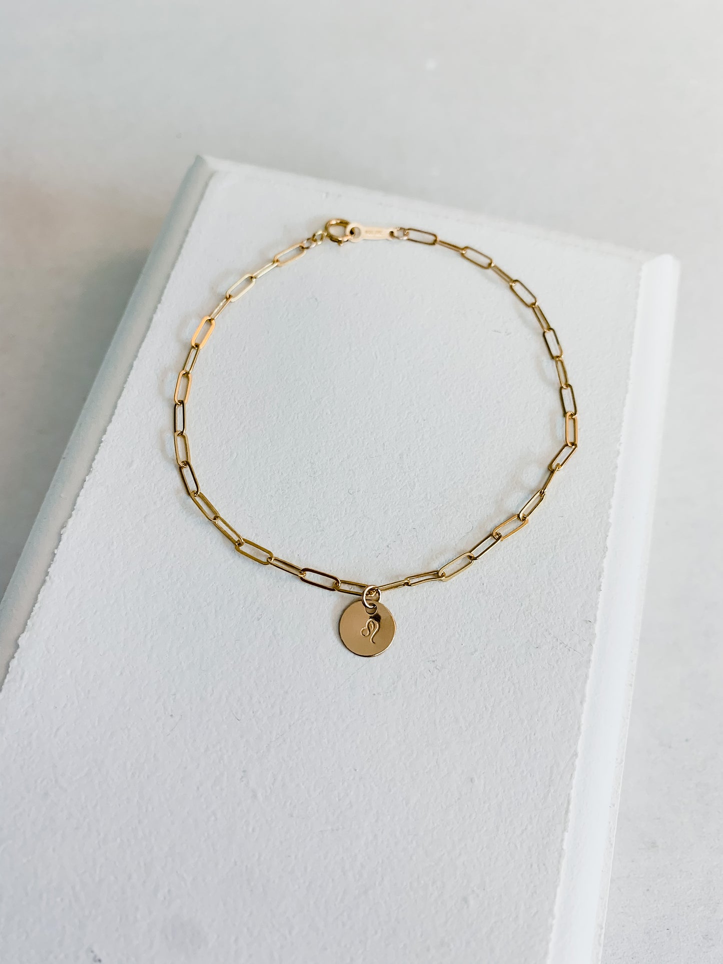 Bold Zodiac Coin Bracelet