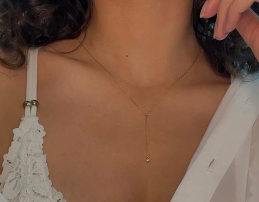 Freshwater Pearl Lariat Necklace