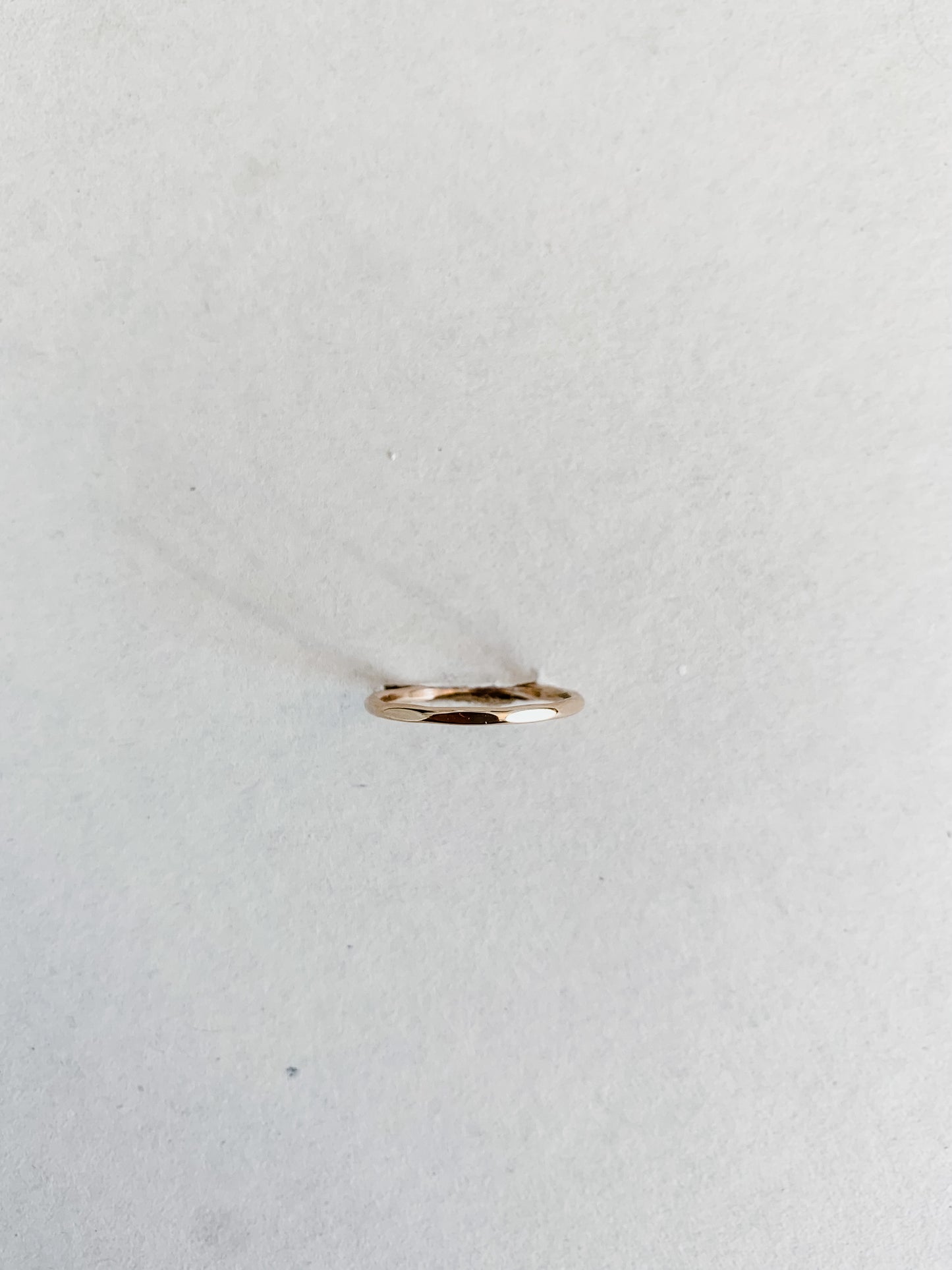 Classic Hammered Ring