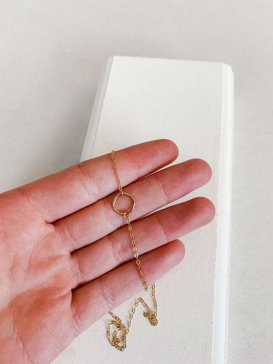 Single Circle Necklace