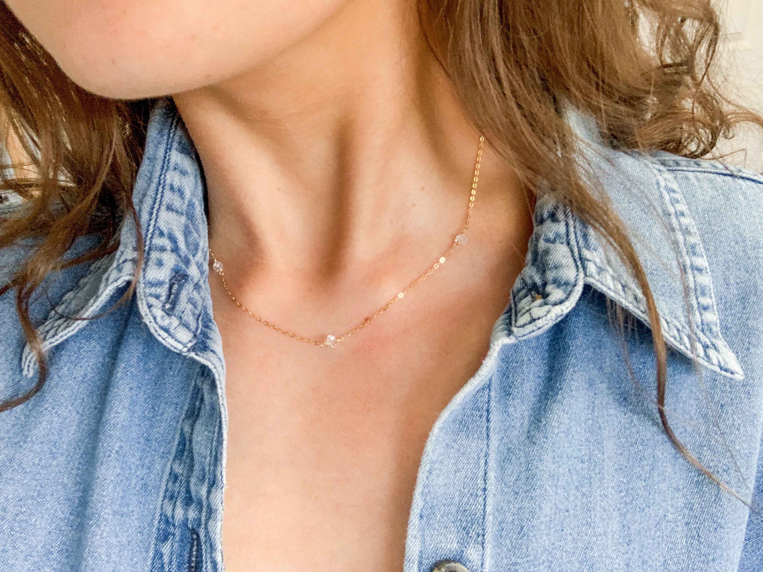 Herkimer Diamond Necklace – Emily Warden Designs